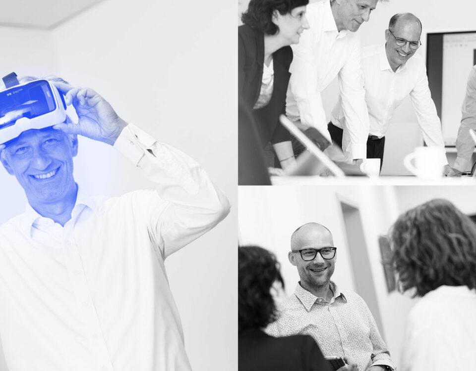 Die Mitarbeiter von Abacus neo, einem Company Builder aus Frankenthal, bei der Arbeit bzw. der Entwicklung von neuen Geschäftsideen | Abacus neo aus Frankenthal