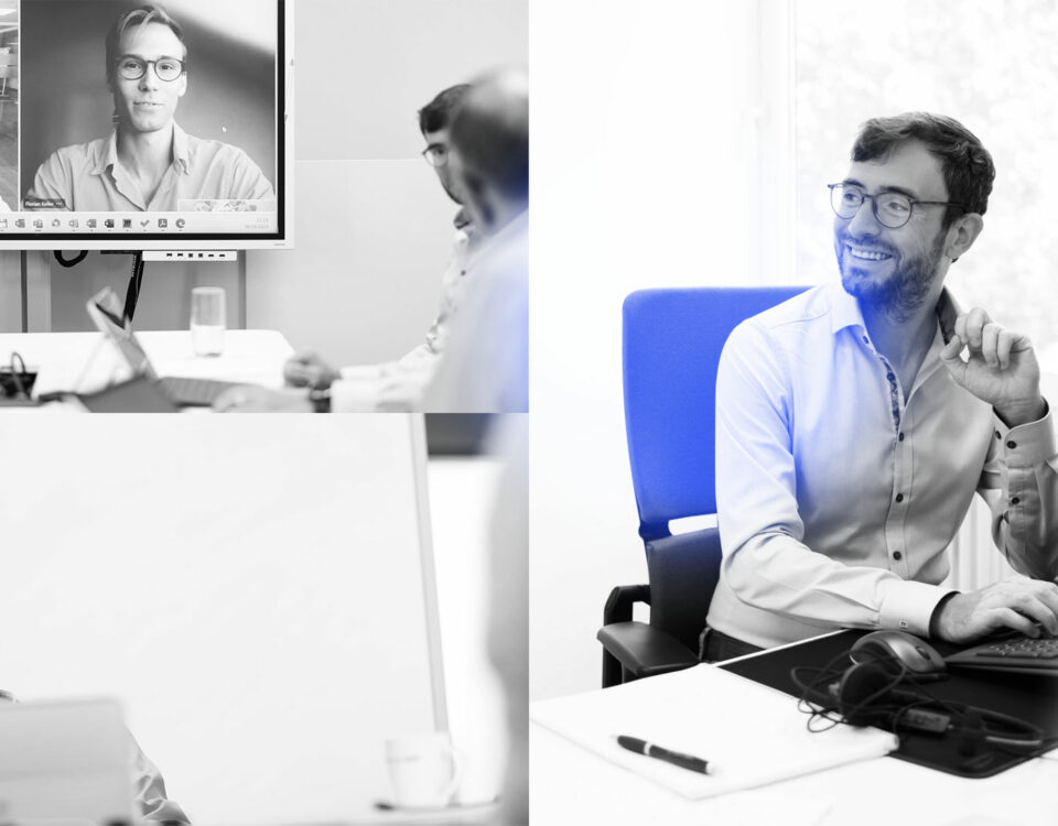 Die Mitarbeiter von Abacus neo, einem Company Builder aus Frankenthal, bei der Arbeit bzw. der Entwicklung von neuen Geschäftsideen | Abacus neo aus Frankenthal